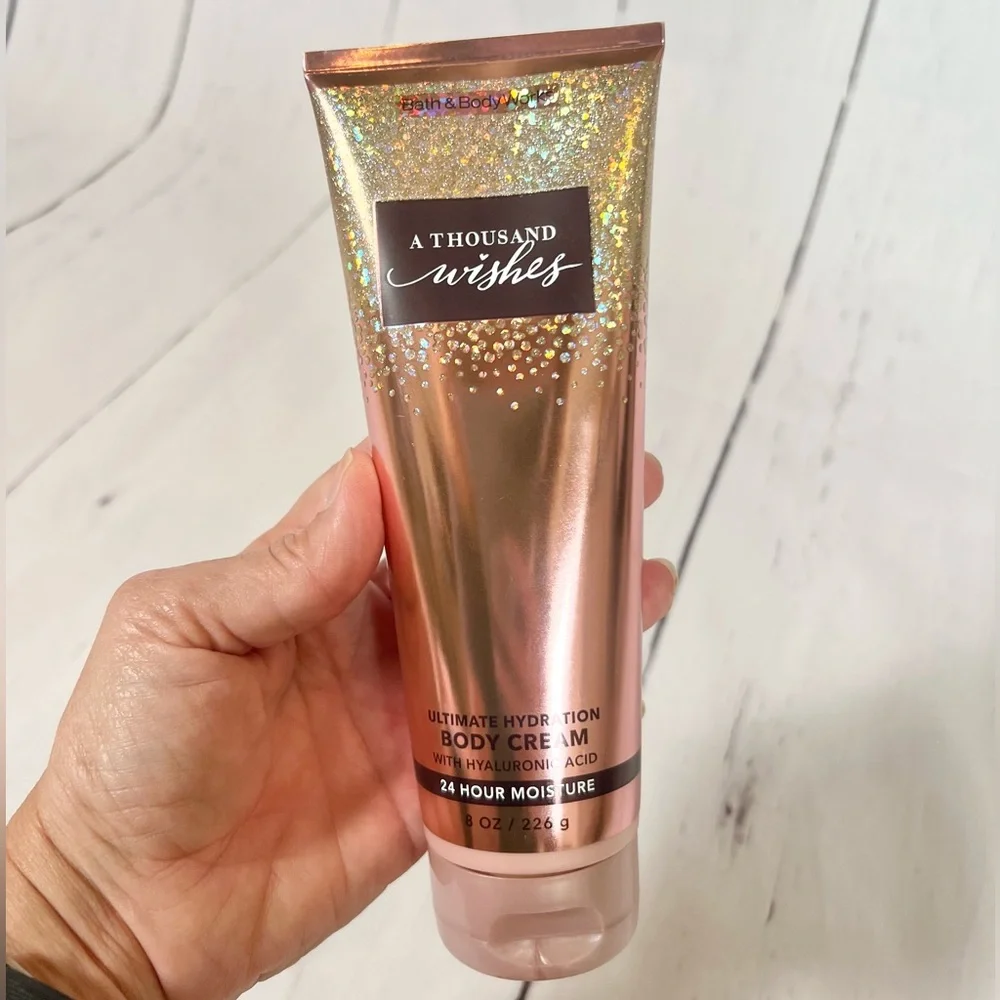 Bath & Body Works A Thousand Wishes Ultimate Hydration Body Cream 8oz New